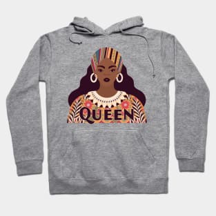 African Queen Fabric Hoodie